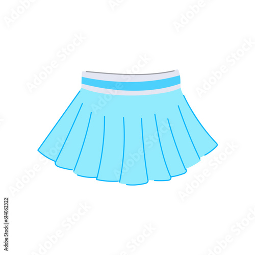 sketch skirt fashion cartoon. fabric mini, apparel garment sketch skirt fashion sign. isolated symbol vector illustration