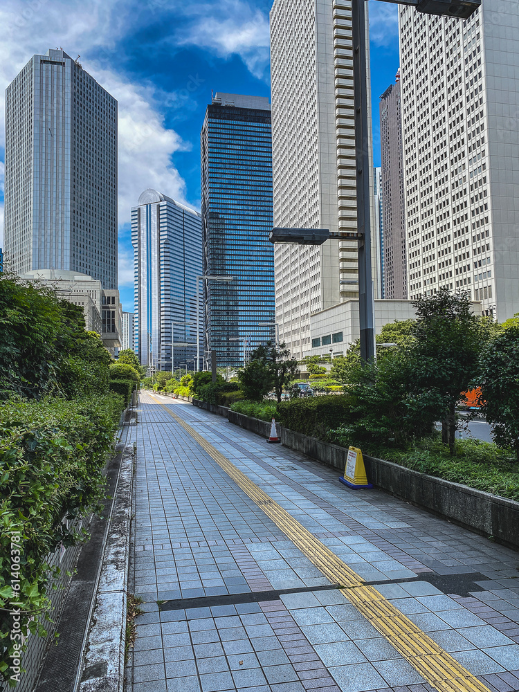Urban landscape gardening central park city downtown Tokyo with flowers on bloom, trees and floral nature scenery peaceful tranquil recreation Urban landscape gardening central park city downtown Tokyo with flowers on bloom, trees and floral nature scenery peaceful tranquil recreation