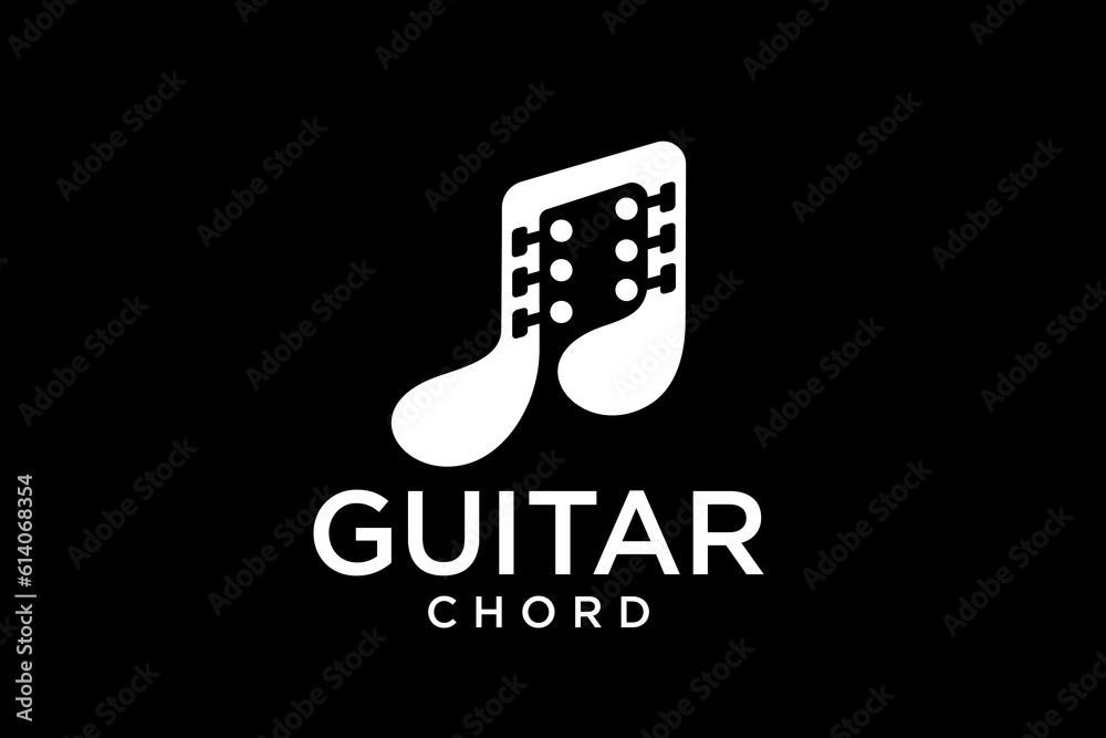 Guitar logo Design Vector Stock Illustration . Guitar Shop Logo . Rock music festival logo Guitar logo Design Vector Stock Illustration . Guitar Shop Logo . Rock music festival logo