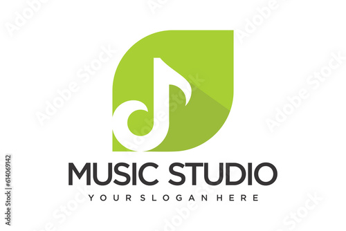 icon music logo design element ,note music icon