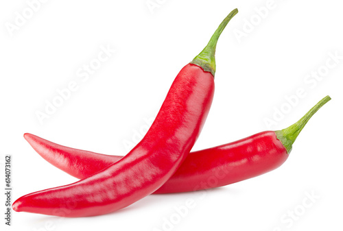 chili pepper isolated on white