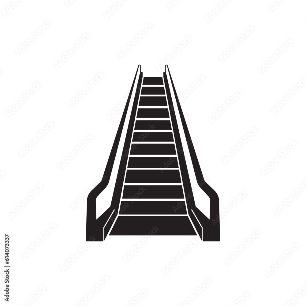 Escalator icon logo symbol,illustration design template. Escalator icon logo symbol,illustration design template.