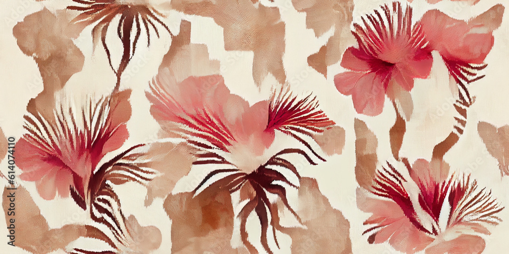 seamless pattern with flowers