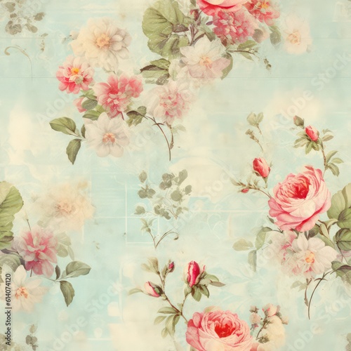 Shabby Chic blank faded paper