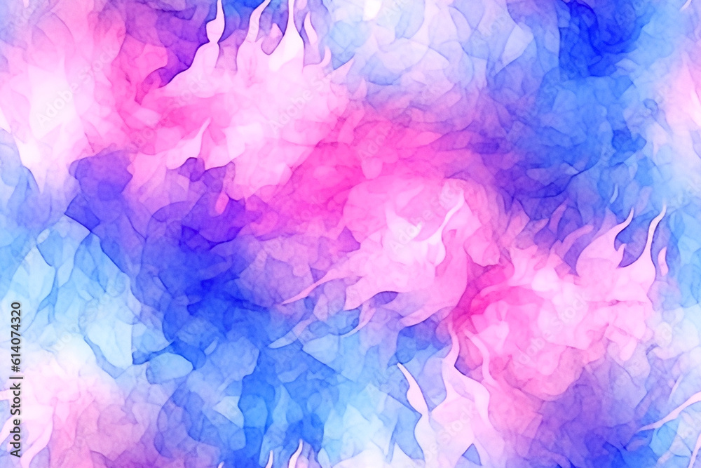 Watercolor abstract pink and blue background. AI generated Watercolor abstract pink and blue background. AI generated