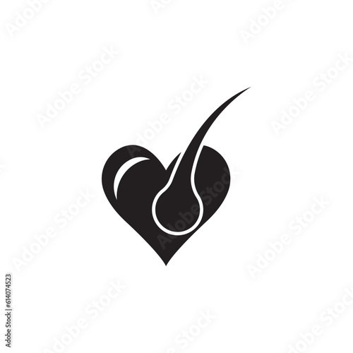 Hair care icon logo vector,illustration design template.