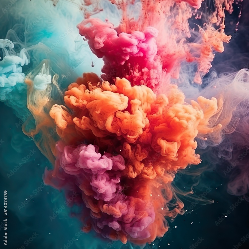 Fototapeta premium smoke bomb