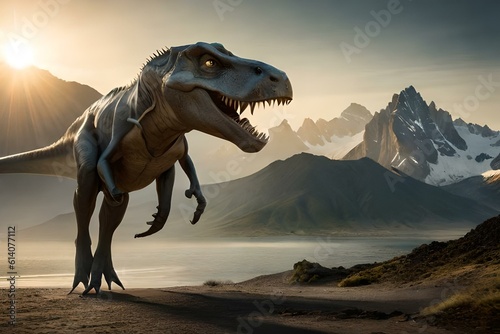 tyrannosaurus dinosaur 3d render © SAJAWAL JUTT