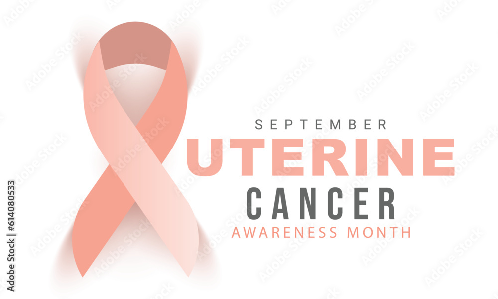 Uterine Cancer awareness month. background, banner, card, poster