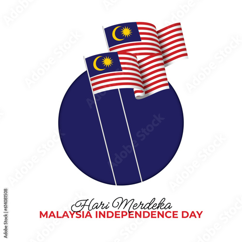 Malaysia independence day design template