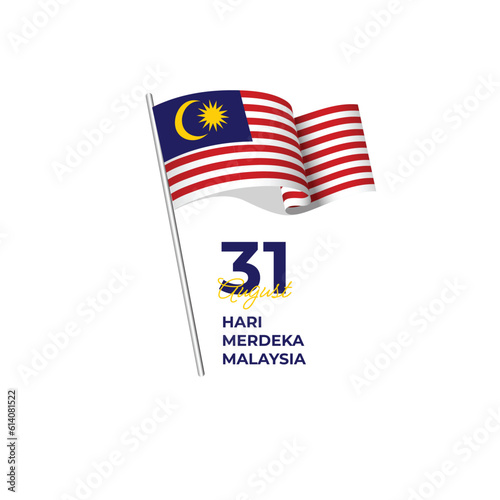 Malaysia independence day design template