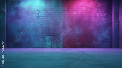 Purple and blue textured background wallpaper  in the style of light black and magenta  post processing  concrete  luminous shadows. Generative AI