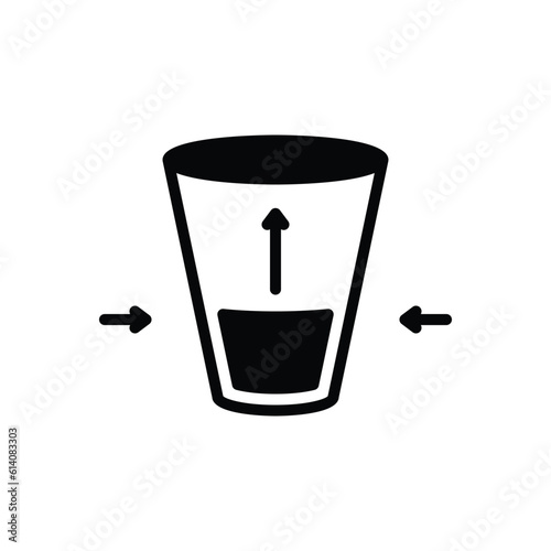 Black solid icon for slight