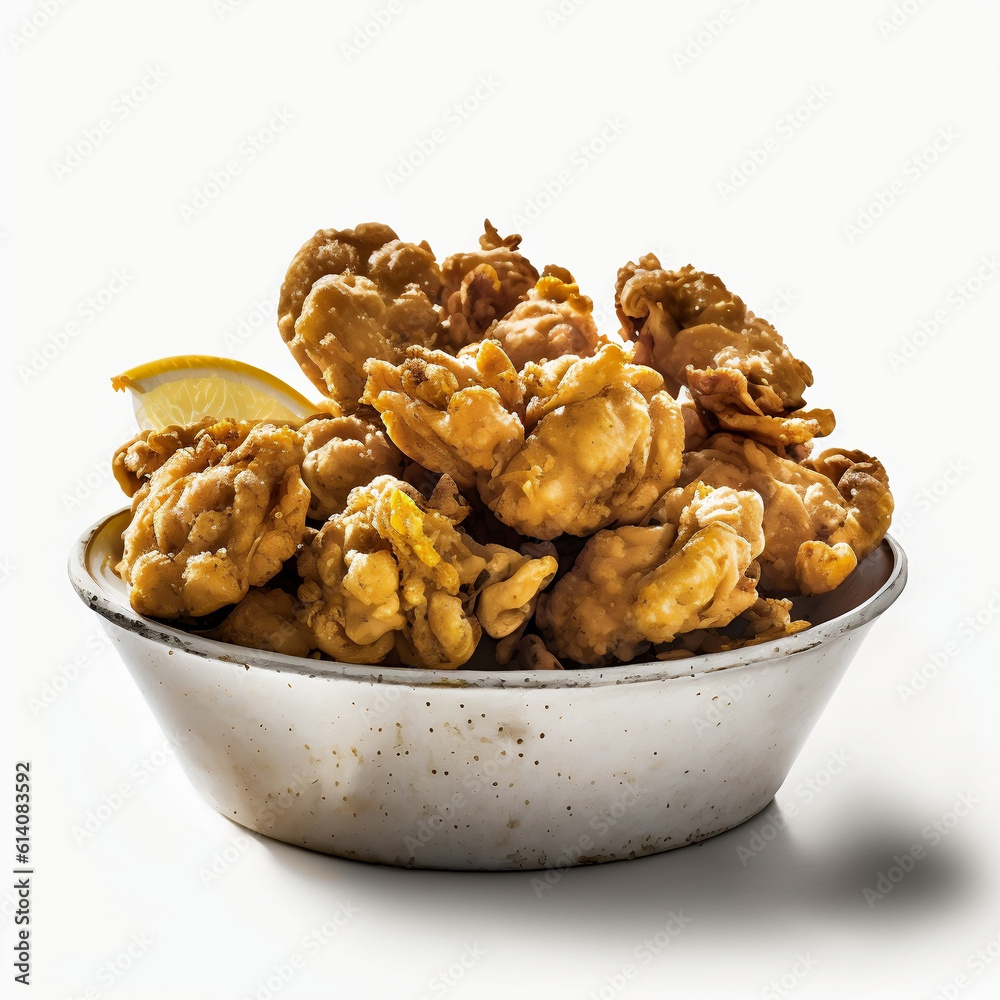 Fried Clams, illustration, Generative AI Fried Clams, illustration, Generative AI