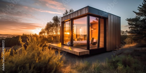 Tiny house with amazing des...