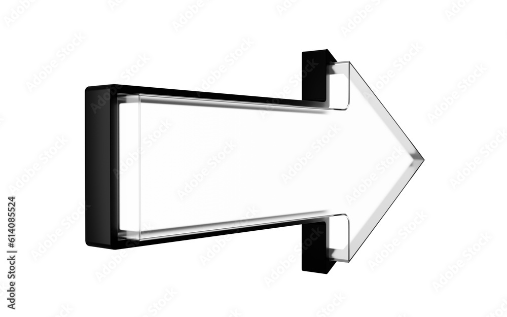 The White-Lit Cabinet with a Black Base Arrow Design, an ideal choice for advertising, business presentations, features a white light radiating from within and arrow pattern against white background.