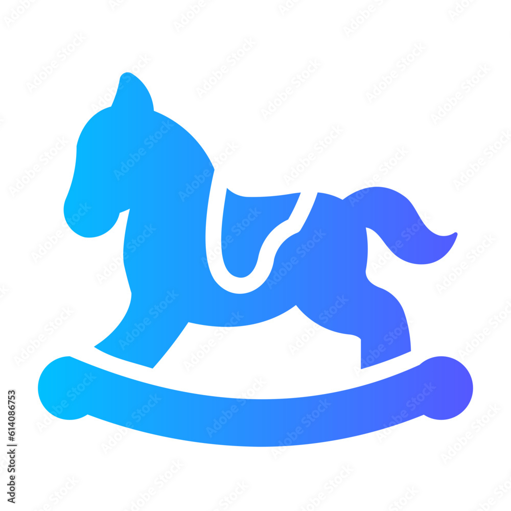 rocking horse Gradient icon rocking horse Gradient icon