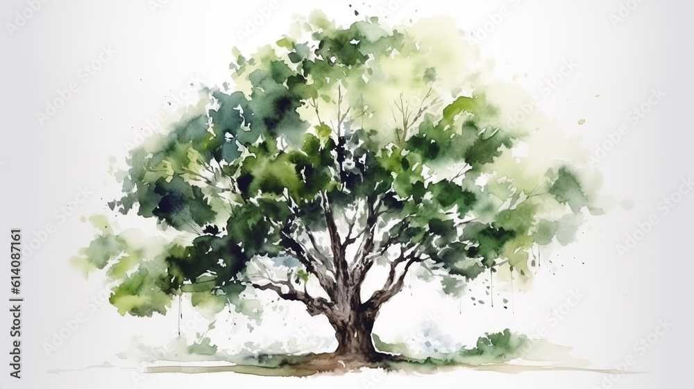 beautiful picture made of wood painted with water color
