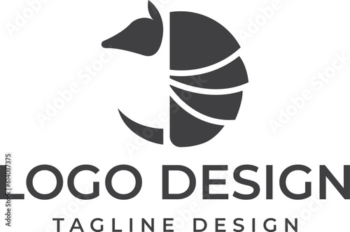 Abstract Armadillo Logo