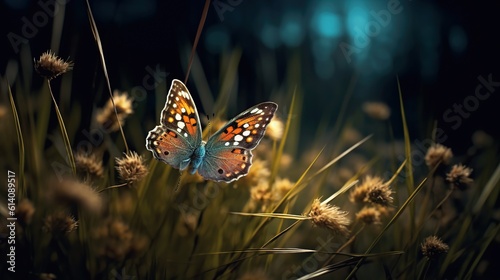Beautiful butterfly. Generative AI © vie_art