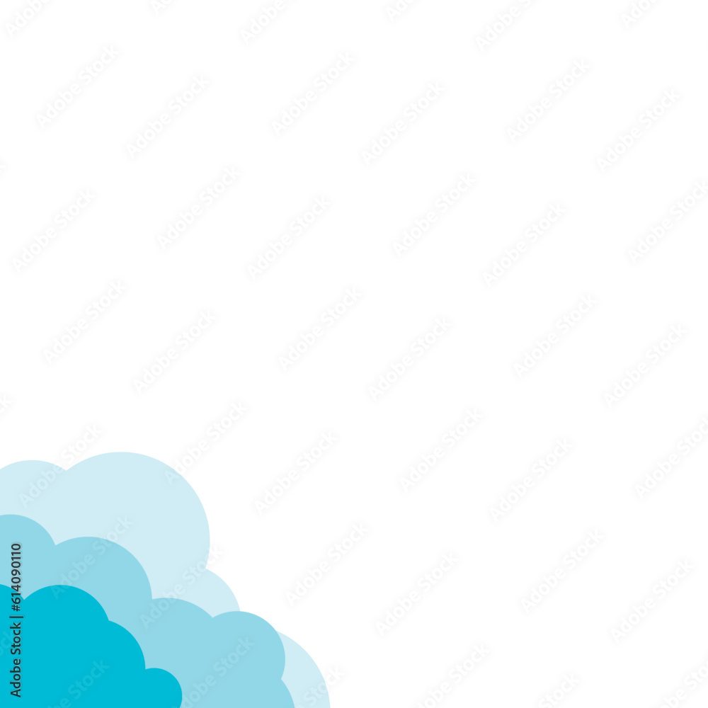 Cloud Corner Vector Cloud Corner Vector