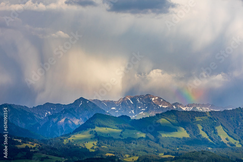 Allgäu - Alpen - Regenbogen - Sonnenköpfe - Rotspitze - Sommer