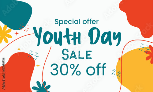 International Youth Day. vector social media for international youth day. Campaign