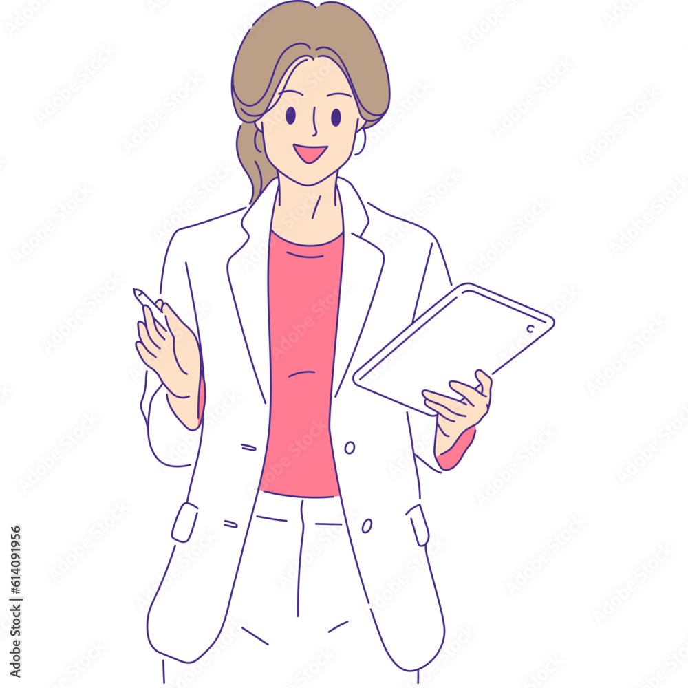 professional woman presentation,explaining illustration professional woman presentation,explaining illustration