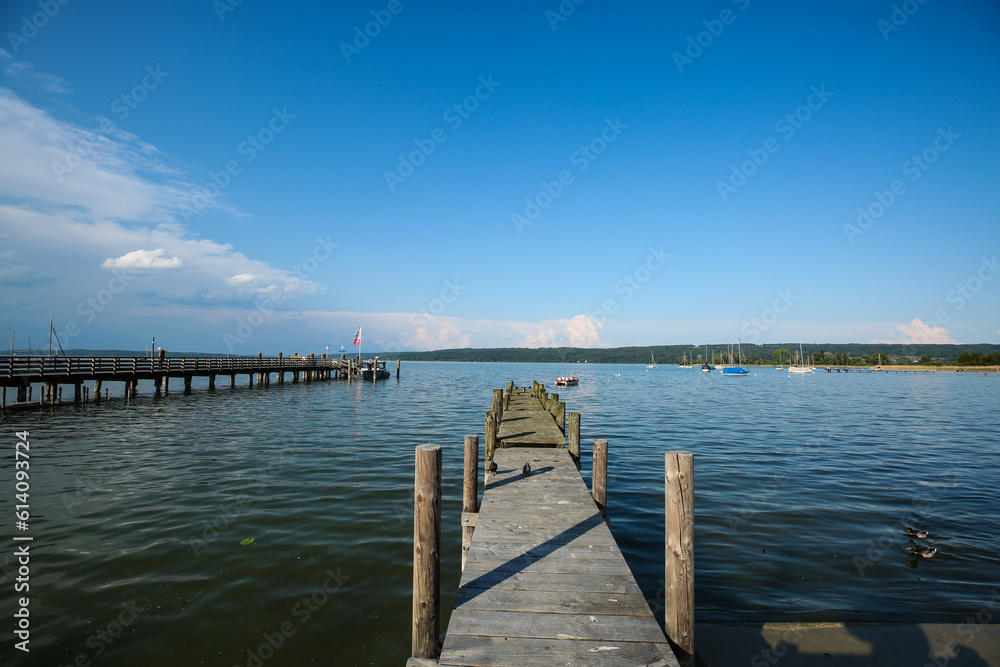 steg on ammersee in bavaria