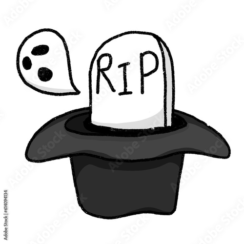 black and white halloween