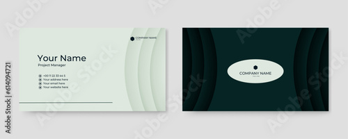 creative modern name card and business card
