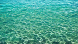 Summer clear water, shore, beach, sunlight, ripple reflection, transparency