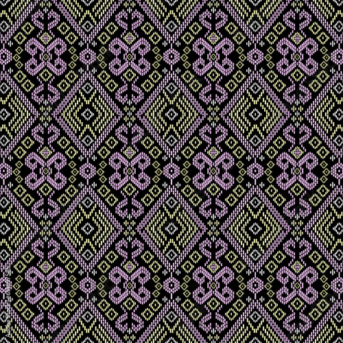 seamless geometric local culture pattern for background Can be used in textiles, clothing, jewelry, wallpaper, cloth, vector images.