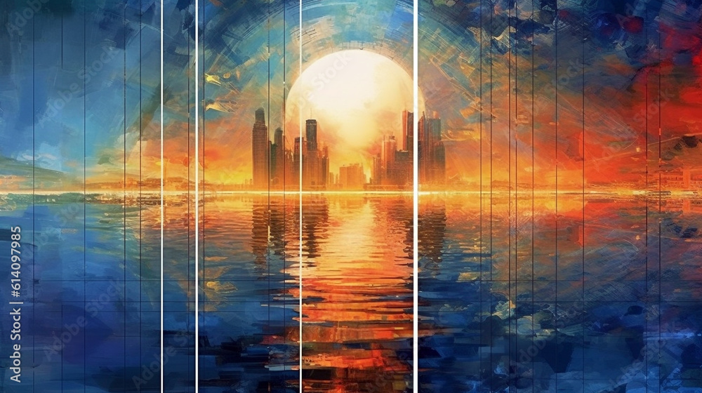 futuristic abstract background on the theme of the future of artificial intelligence. Science fiction. Generative Ai. futuristic abstract background on the theme of the future of artificial intelligence. Science fiction. Generative Ai.