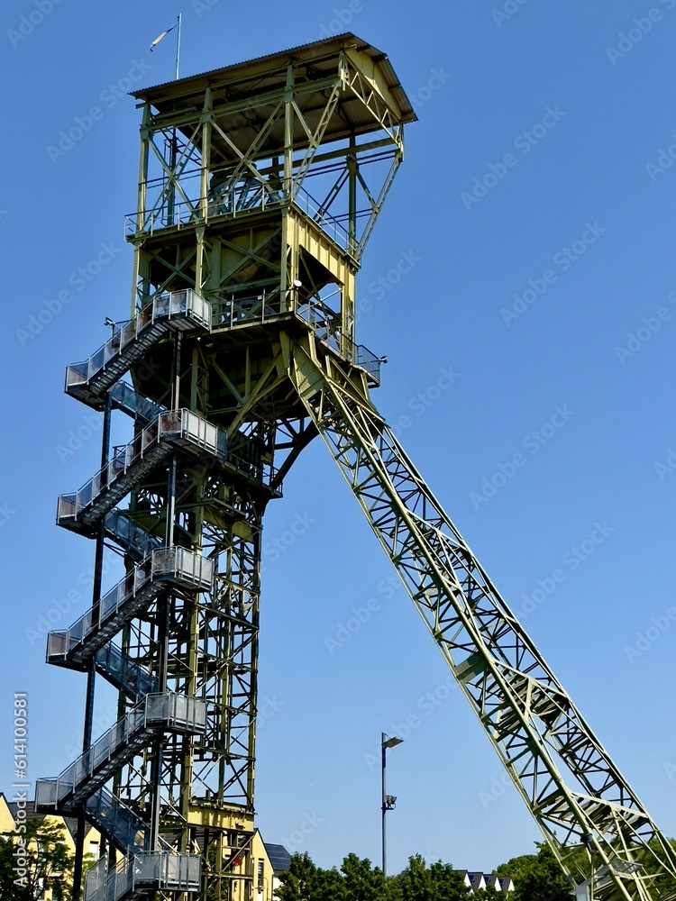 Förderturm Bergwerk Anna 1 in Alsdorf (Nordrhein-Westfalen) Förderturm Bergwerk Anna 1 in Alsdorf (Nordrhein-Westfalen)