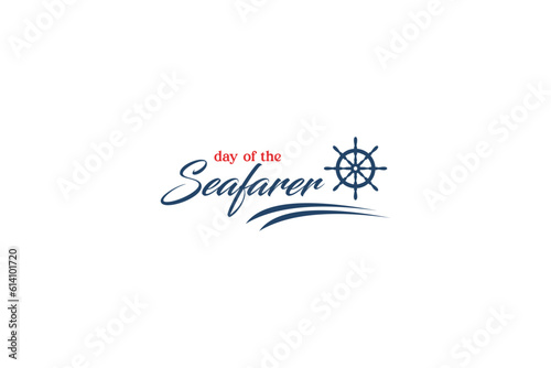 day of the seafarer background template Holiday concept