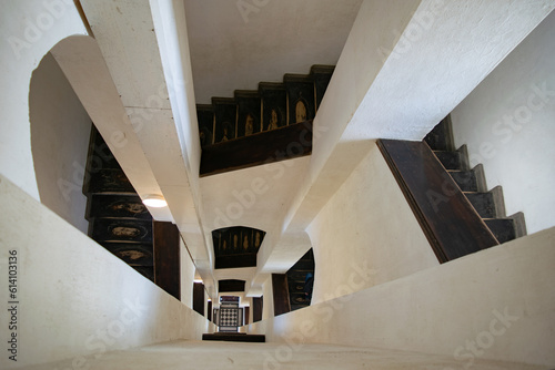 Blåvand Lighthouse stairway interieor