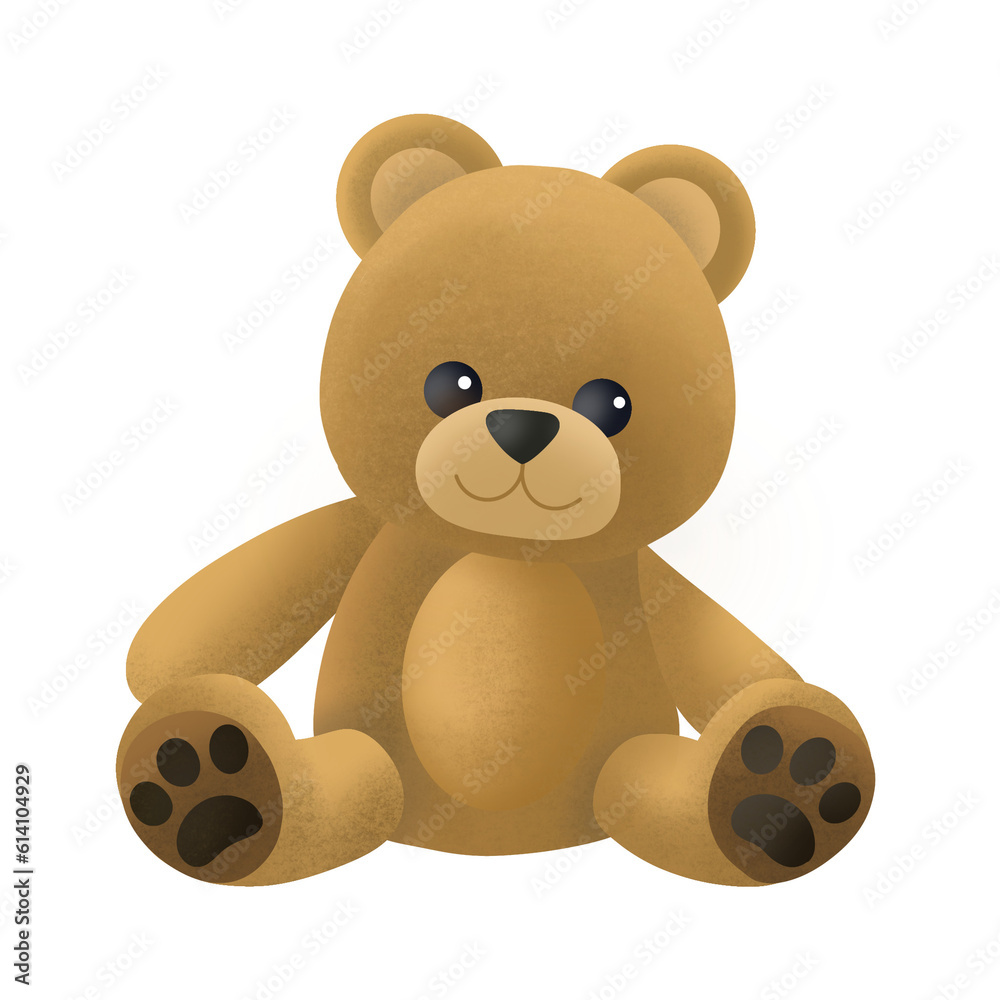 Obraz premium Toy children teddy bear