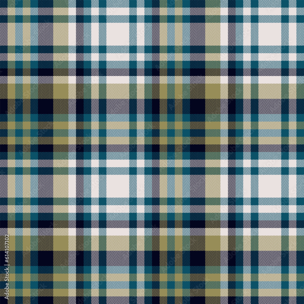 Seamless check fabric of background texture tartan with a textile plaid pattern vector. Seamless check fabric of background texture tartan with a textile plaid pattern vector.