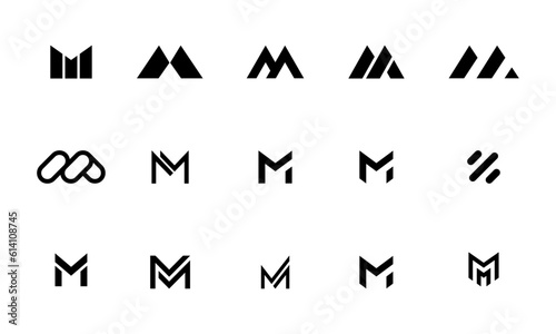 Free Download Abstract Initial Letter M Logo - GFXLoad
