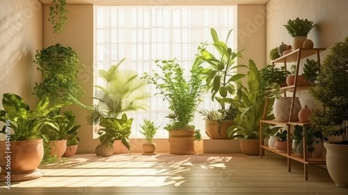 Indoor decor Plants, AI-Generated. 