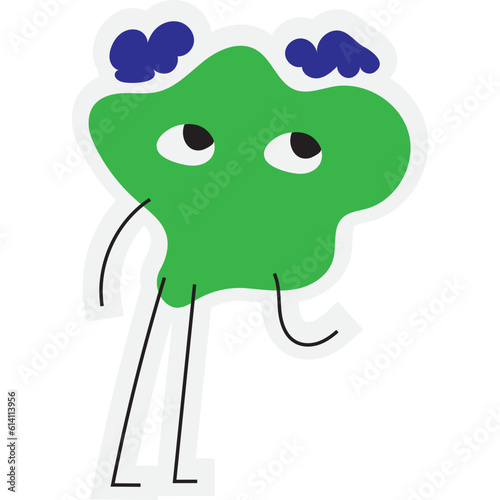 Bacteria and germs set. Bundle of different types of microscopic organisms, microbes, viruses, infection and disease cells, bacillus and other isolated elements.Vector illustration