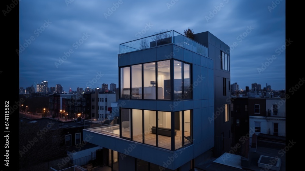 Picture of Home architecture design in Contemporary Style with Clean lines ...