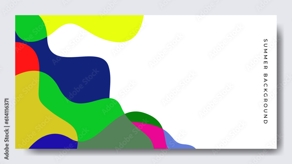 Abstract colorful summer background for digital and print