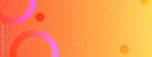 geometric background and hexagons shape pattern for banner