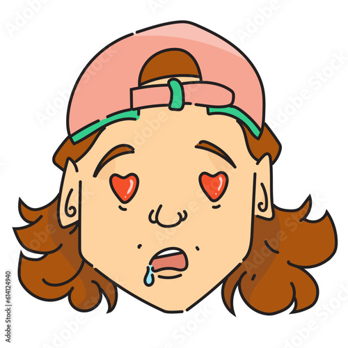 hand drawn emotes element collection