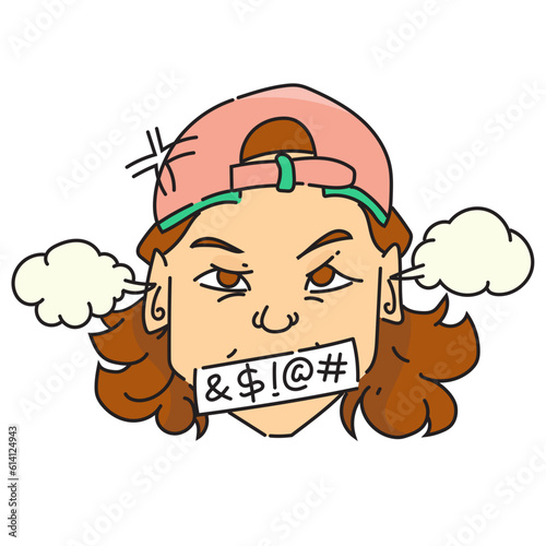 hand drawn emotes element collection