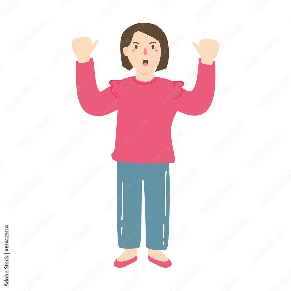 young satisfied woman winning prize and celebrating young satisfied woman winning prize and celebrating