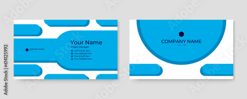 gradient abstract business card