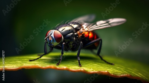 big fly picture. Generative AI © vie_art